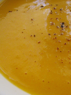 A picture of Simple Creamy Butternut Squash Soup.