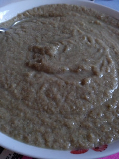 Una foto de Crema de champiñones light