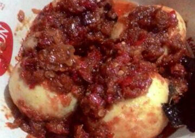 Bagaimana Membuat Telur Balado simple 🍳 Anti Gagal