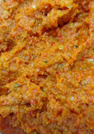 Foto resep Sambal Pecel Ayam praktis enak😉