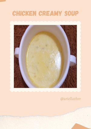 Foto resep Mpasi 8m+ chicken creamy soup