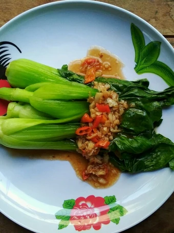 Easy Way Prepare Pokcoy Bawang Putih Saus Tiram the So Delicious Perfect