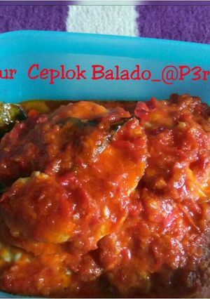 Foto resep Ceplok telor balado