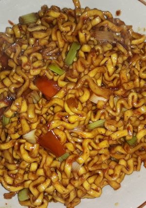 Foto resep Mie goreng burung dara simpel 😁