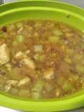 Soto ikan dori dan labu siam