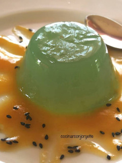 Una foto de Gelatina de menta