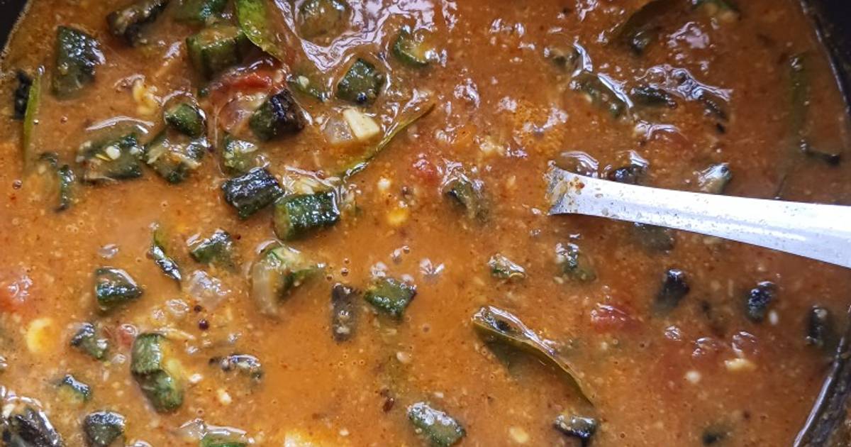 Bhindi Curry Recipe by Dr Vidyashree Cookpad