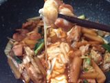 Korean stir-fried chicken mozzarella