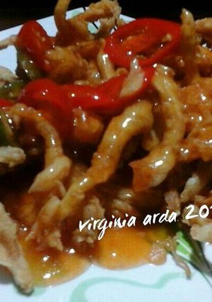 Foto resep Jamur crispy asam manis