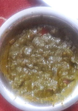 A picture of Sarson ka saag.