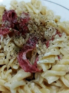 Foto resep Fusilli Carbonara