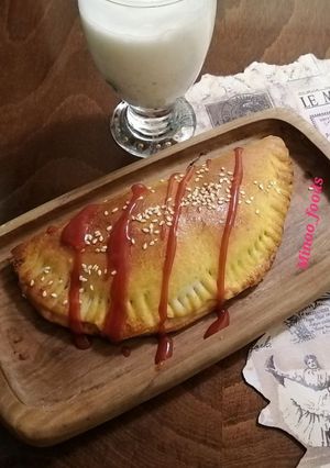 عکسی از دستور پیراشکی مرغ