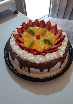 Una foto de Torta Frutal Cookpad🎂🎉🎊