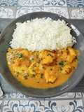Curry de langostinos