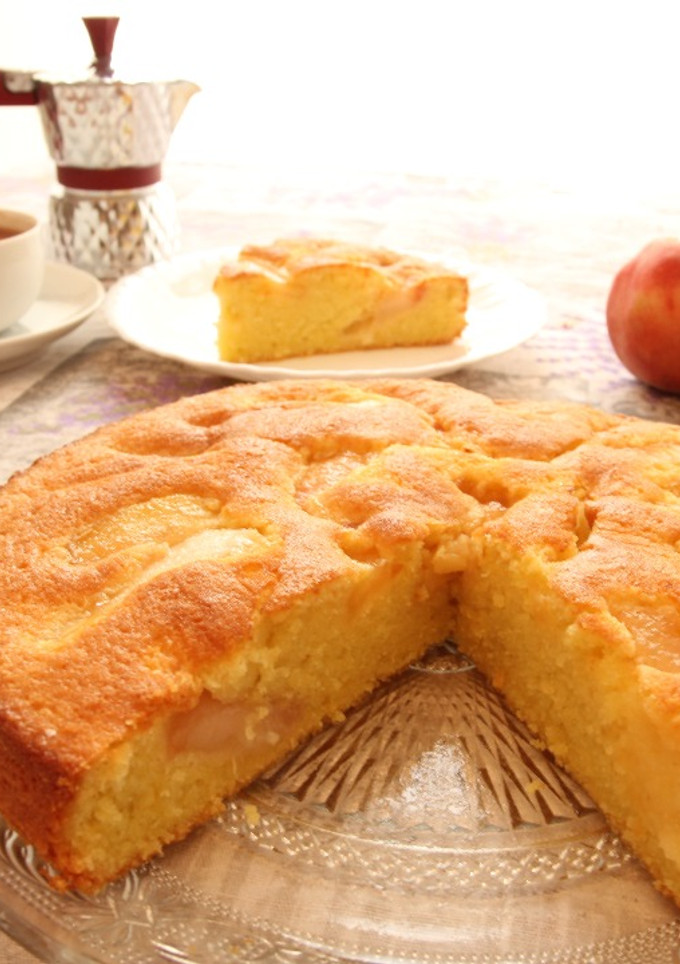 Una foto de Pastel de Melocotón