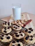 "Leche" de almendras 🌱 bebida vegetal + galleta de aprovechamiento con bagazo 🌱