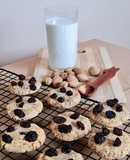 "Leche" de almendras 🌱 bebida vegetal + galleta de aprovechamiento con bagazo 🌱