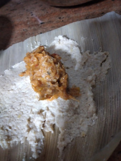 Una foto de Costilla de puerco en salsa morita ideal para tamales