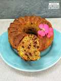 Torta integral de bananas y chispas de chocolate