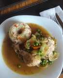 Pollo arvejado