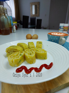 Foto resep Tamagoyaki Nasi (Telur Dadar Nasi)