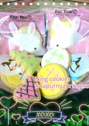Foto resep Icing kukis (kukis hias) ncc