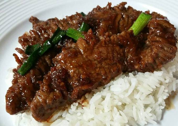 Steps to Prepare Homemade Mongolian Beef