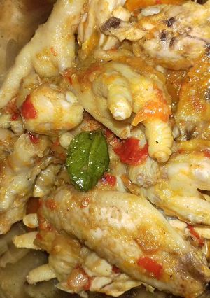 Foto resep Sayap dan ceker pedas