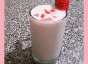 Hình của món Smoothie dâu chuối.