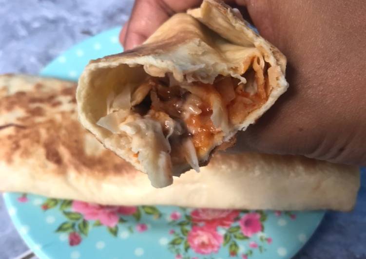 Kebab ayam KFC home made panggang di teflon ππ #aman untuk anak