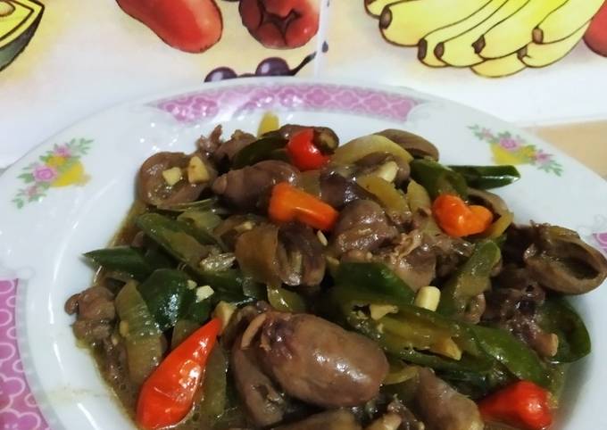 Standar Cara termudah membuat Tumis jantung cabe ijo  nikmat