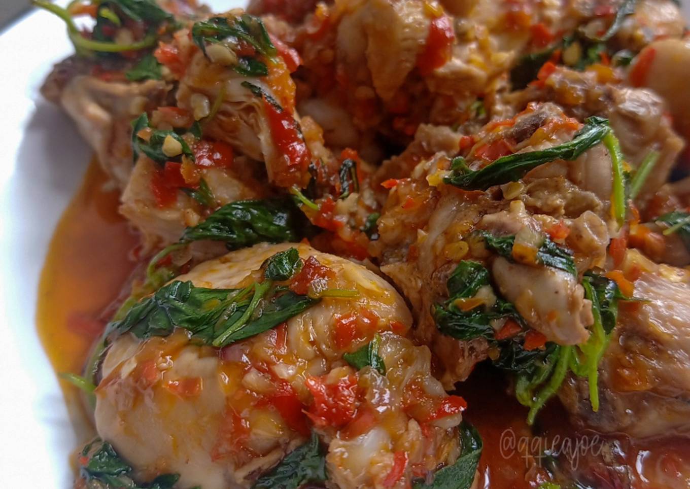 Ayam rica-rica kemangi