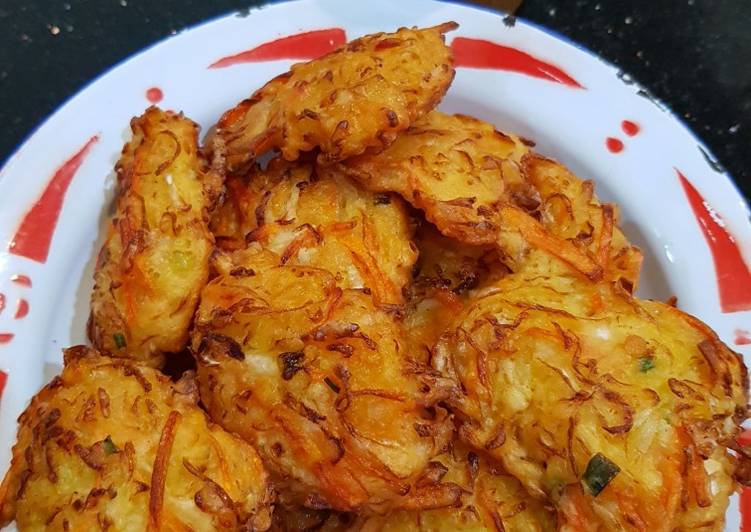 Resep Bala bala sambel kacang Anti Gagal