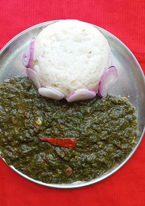 A picture of Methi Palak And Amaranth Saag.
