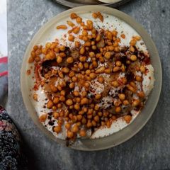 A picture of Dahi Bhalla.