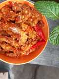 Orek tempe udang kering pedas endulia