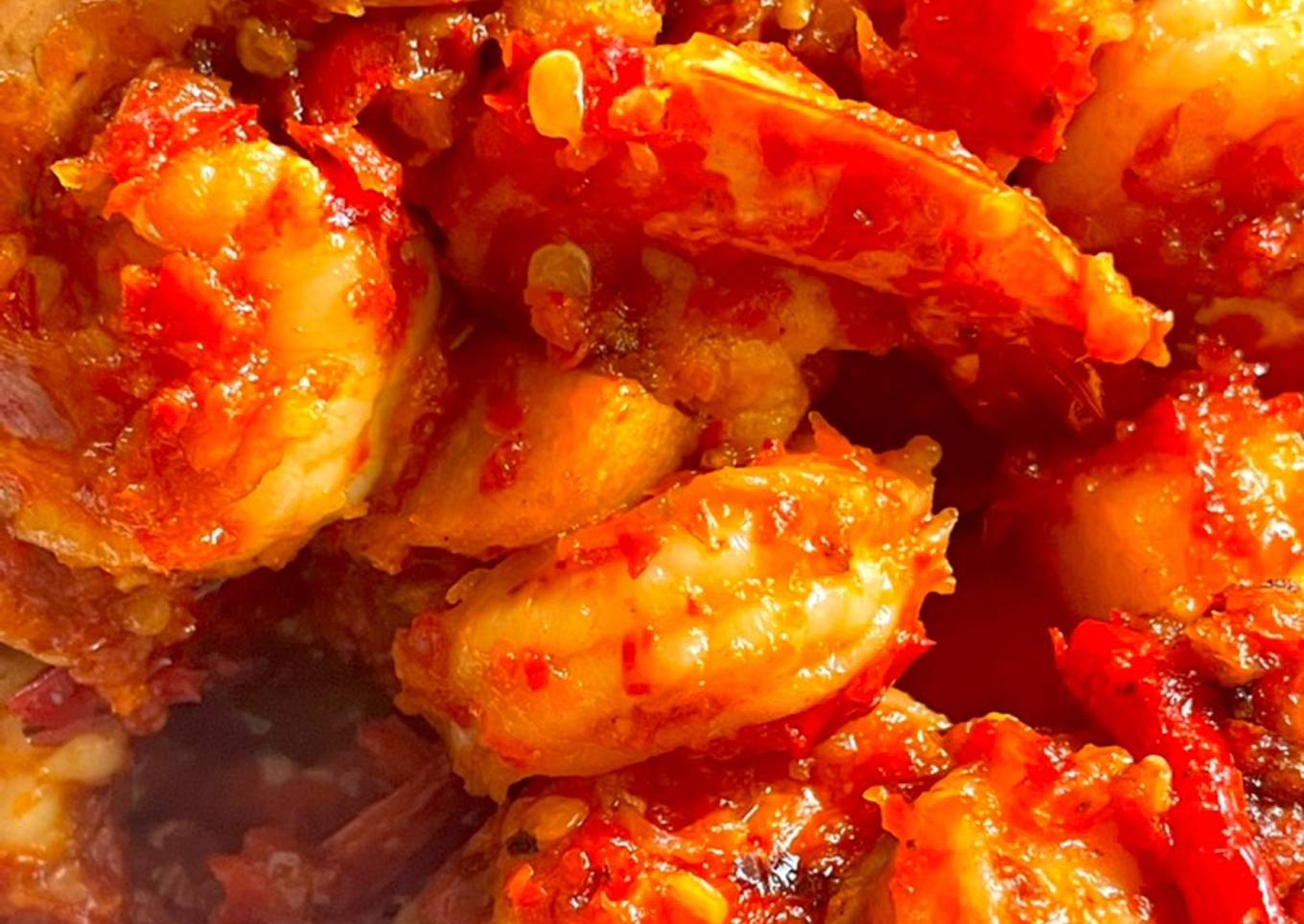 Balado Udang Kentang