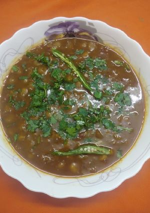 A picture of Chole masala recipe.