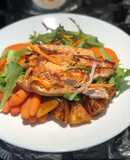 Ức gà áp chảo bột tỏi tiêu và paprika-Eatclean