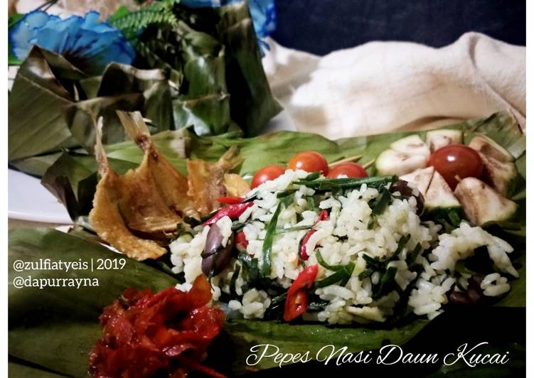 Pepes Nasi Daun Kucai