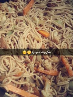 صورة لوصفة مكرونه صينية