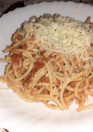 Tonhalas spagetti recept fotója