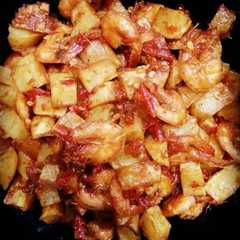 A picture of Sambal Goreng Udang Kentang.