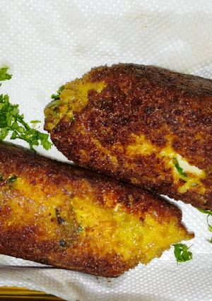 Una foto de Pechuga rellena semi picante