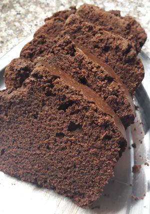 Una foto de Budín de chocolate, baileys y naranja