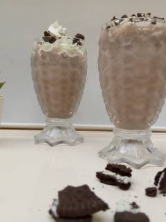 Oreo milk shake ainihin hoton girkin