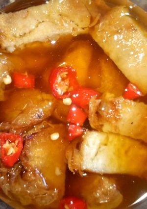 Foto resep Gohyong ayam kulit kembang tahu