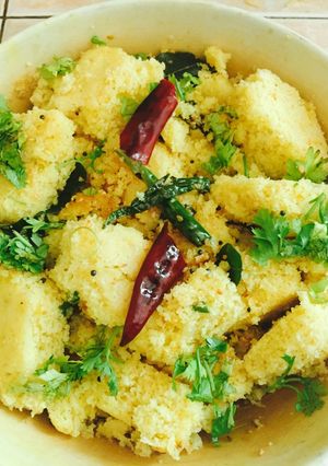 A picture of Dhokla.