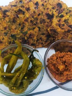 મેથી પાલક ના થેપલા (Methi Palak Thepla Recipe In Gujarati) રેસીપી મુખ્ય ફોટો