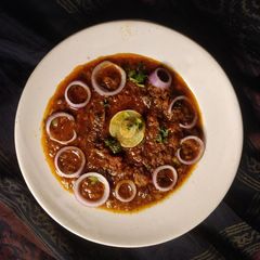 A picture of Mutton keema.